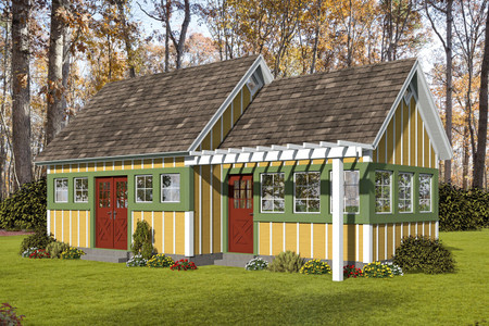Cottage House Plan - 38362 - Front Exterior