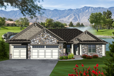 Traditional House Plan - 38564 - Front Exterior