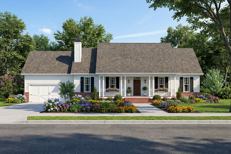 Country House Plan - 38667 - Front Exterior