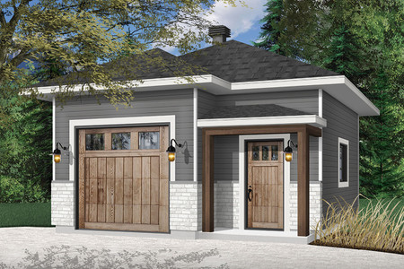 Modern House Plan - Passat 39195 - Front Exterior
