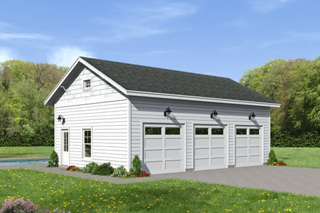 Traditional House Plan - Hillsdale 39371 - Front Exterior
