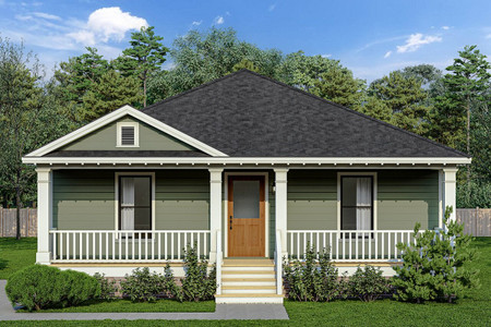 Bungalow House Plan - 39504 - Front Exterior