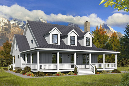 Country House Plan - Island Point 40126 - Front Exterior