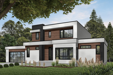 Modern House Plan - Essex 40356 - Front Exterior