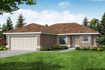 Mediterranean House Plan - Navarro 40426 - Front Exterior