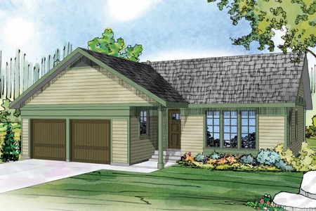 Ranch House Plan - Kenton 40813 - Front Exterior