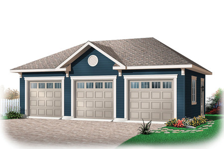 Traditional House Plan - Carson 41373 - Front Exterior