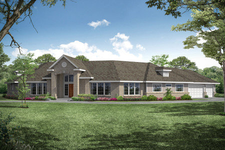 Traditional House Plan - Hawthorne 42212 - Front Exterior