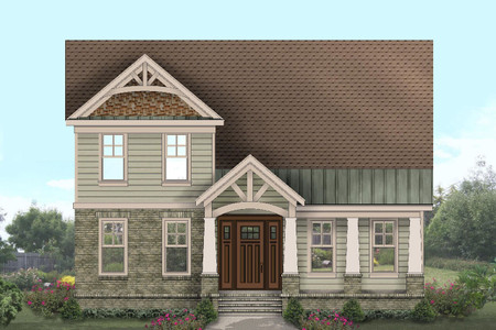 Craftsman House Plan - 42285 - Front Exterior