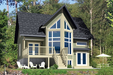 Lodge Style House Plan - 42477 - Front Exterior