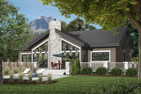 Cottage House Plan - Brookside 42627 - Front Exterior