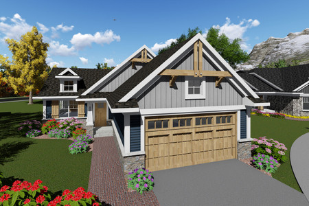 Craftsman House Plan - 43240 - Front Exterior