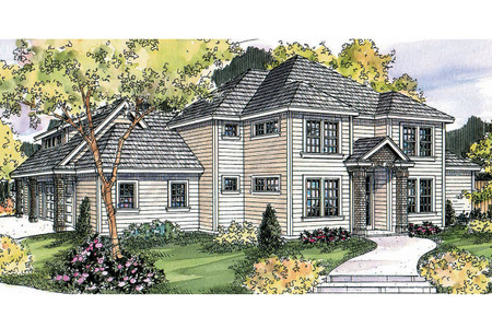 Traditional House Plan - Fairbanks 44415 - Front Exterior