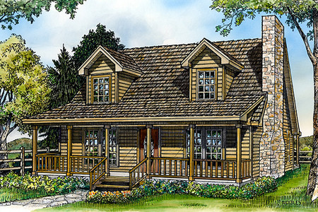 Country House Plan - Jennings 44861 - Front Exterior