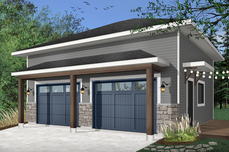 Contemporary House Plan - Touareg 46247 - Front Exterior