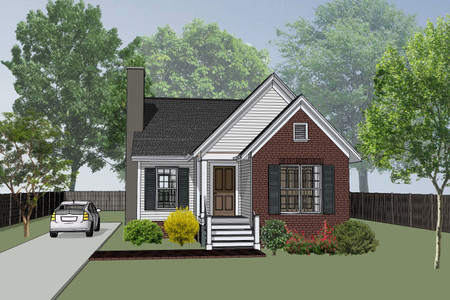 Cottage House Plan - 48277 - Front Exterior