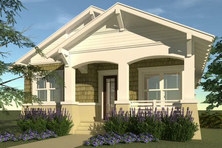 Bungalow House Plan - Kathleen 48792 - Front Exterior
