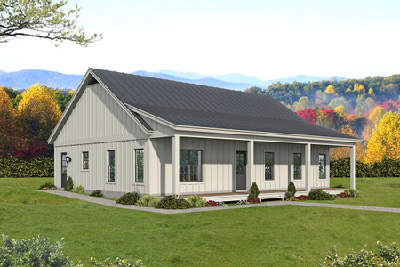 Farmhouse House Plan - St. Joe Farmhouse 48974 - Front Exterior