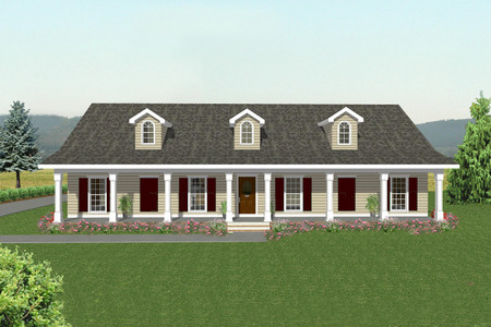 Country House Plan - 51513 - Front Exterior