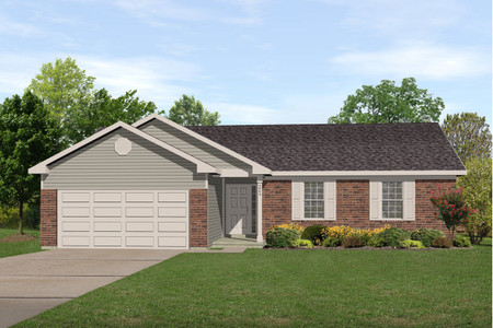 Ranch House Plan - 52270 - Front Exterior