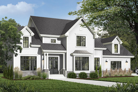 Farmhouse House Plan - Randolf 53460 - Front Exterior