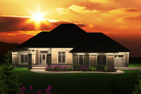 Traditional House Plan - 53593 - Front Exterior