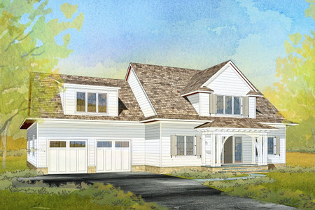 Craftsman House Plan - Hemlock 54135 - Front Exterior