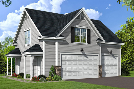 Traditional House Plan - 54587 - Front Exterior