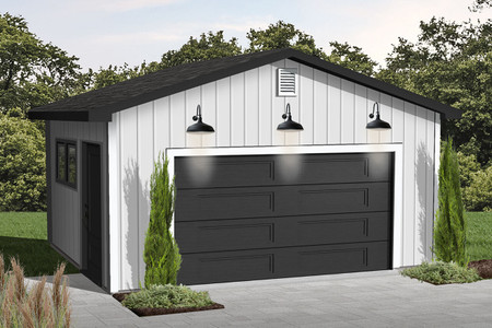 Farmhouse House Plan - Hazel Way 57096 - Front Exterior