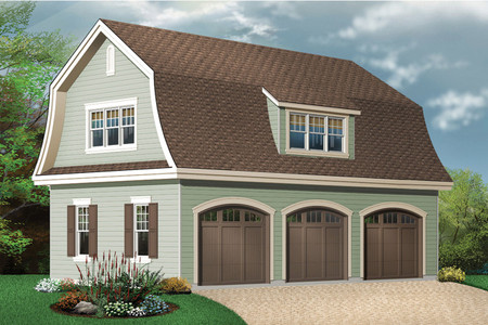 Country House Plan - Dutch Port 58139 - Front Exterior
