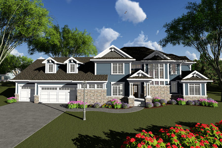 Craftsman House Plan - 60388 - 1st Floor Plan
