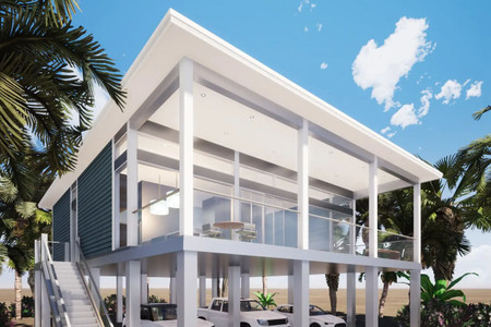 Contemporary House Plan - Hibiscus 60832 - Front Exterior