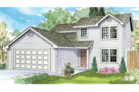 Traditional House Plan - Wethersfield 61119 - Front Exterior