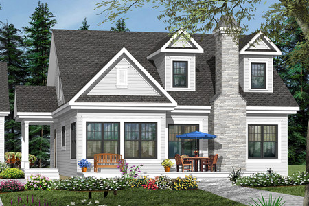 Farmhouse House Plan - Lindsay 63043 - Front Exterior