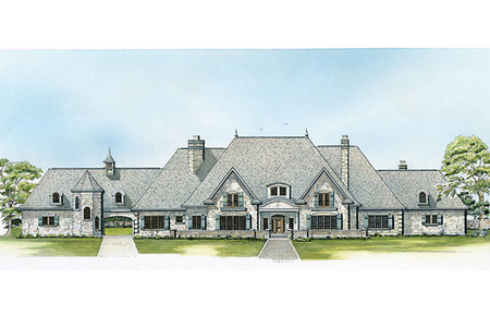 European House Plan - Bellevue 64558 - Front Exterior