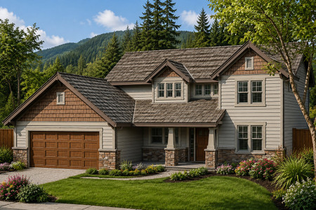 Craftsman House Plan - Garrison 64677 - Front Exterior
