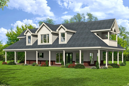 Country House Plan - 65056 - Front Exterior