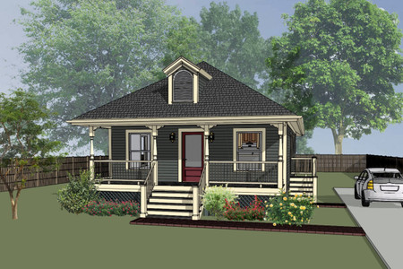 Cottage House Plan - 65536 - Front Exterior