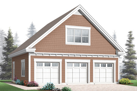 Traditional House Plan - Double Glide 3 65787 - Front Exterior