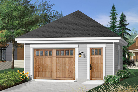 Craftsman House Plan - The Bentley 66161 - Front Exterior