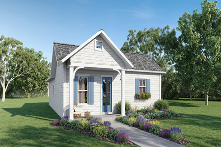 Cottage House Plan - 67966 - Front Exterior