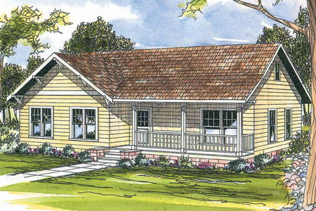Country House Plan - Sandberg 68263 - Front Exterior