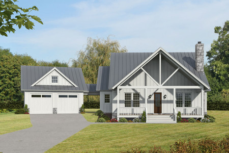 Cottage House Plan - 69808 - Front Exterior