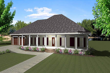 Country House Plan - 69925 - Front Exterior