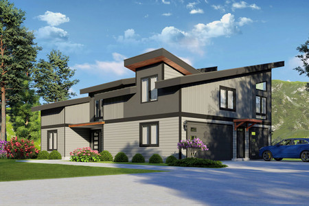 Modern House Plan - Lookout Mountain 70188 - Front Exterior