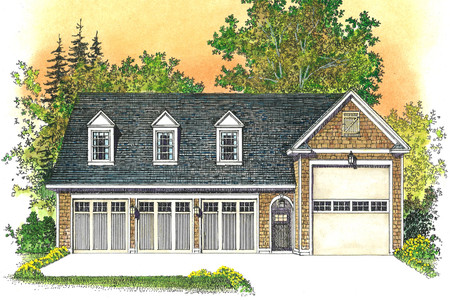 Craftsman House Plan - 70463 - Front Exterior