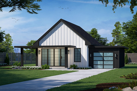 Modern House Plan - Mylitta Modern 70607 - Front Exterior