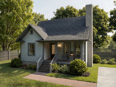 Cottage House Plan - 70976 - Front Exterior