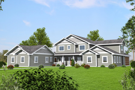 Craftsman House Plan - 71587 - Front Exterior