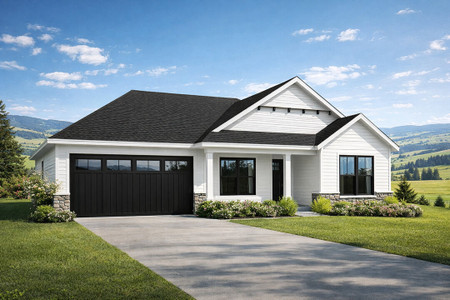 Ranch House Plan - Stowe 71809 - Front Exterior